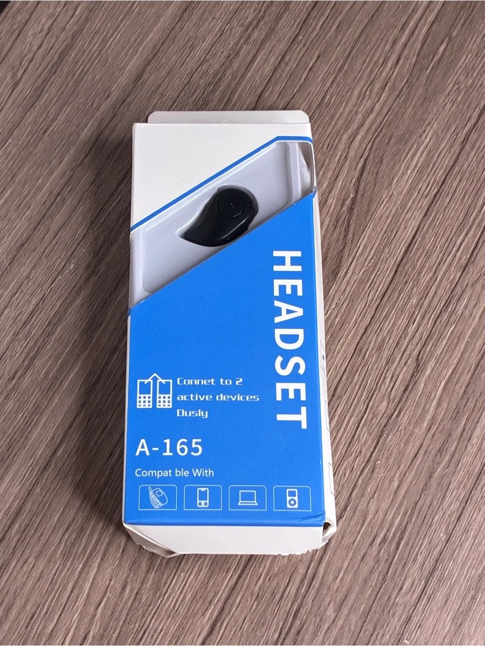 🐼 3/$25 NWT A-165 Bluetooth Headset in Black